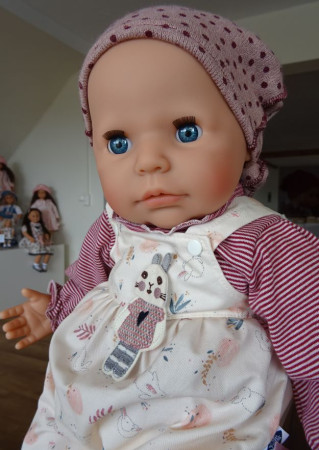 Baby Julchen Dája, atelier Woelfert, Schildkroet, autorská hračka